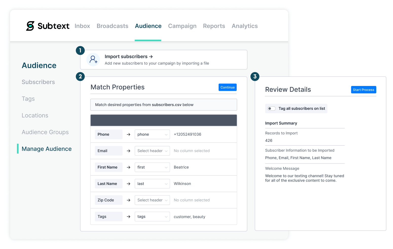 Audience Import Flow4