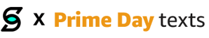 Prime day texts new logo header Prime day texts new logo header