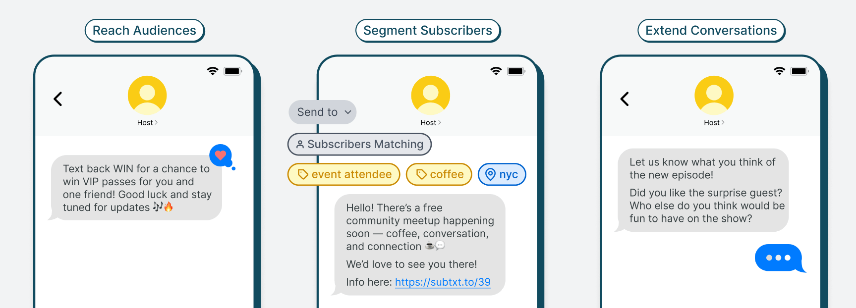 Subtext as the Activation Layer for Content