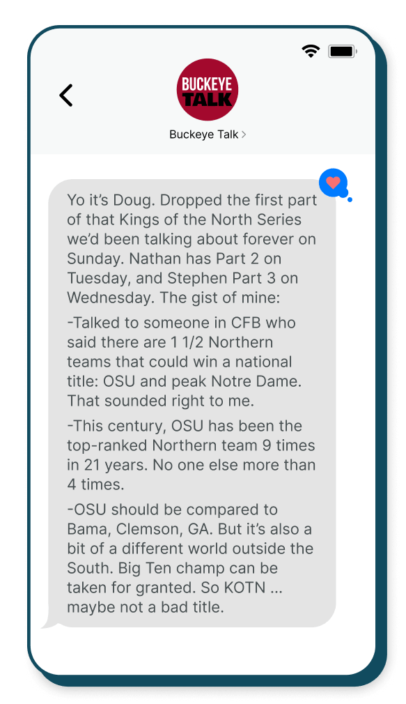 Buckeye Talk - Broadcast Example