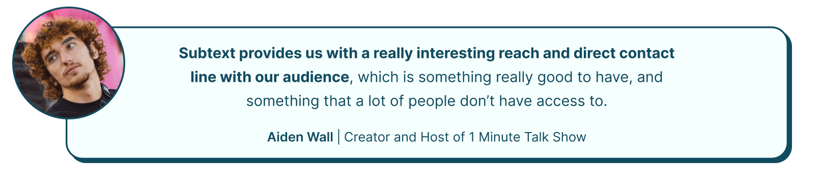 Horizontal Quote 1mts aiden wall