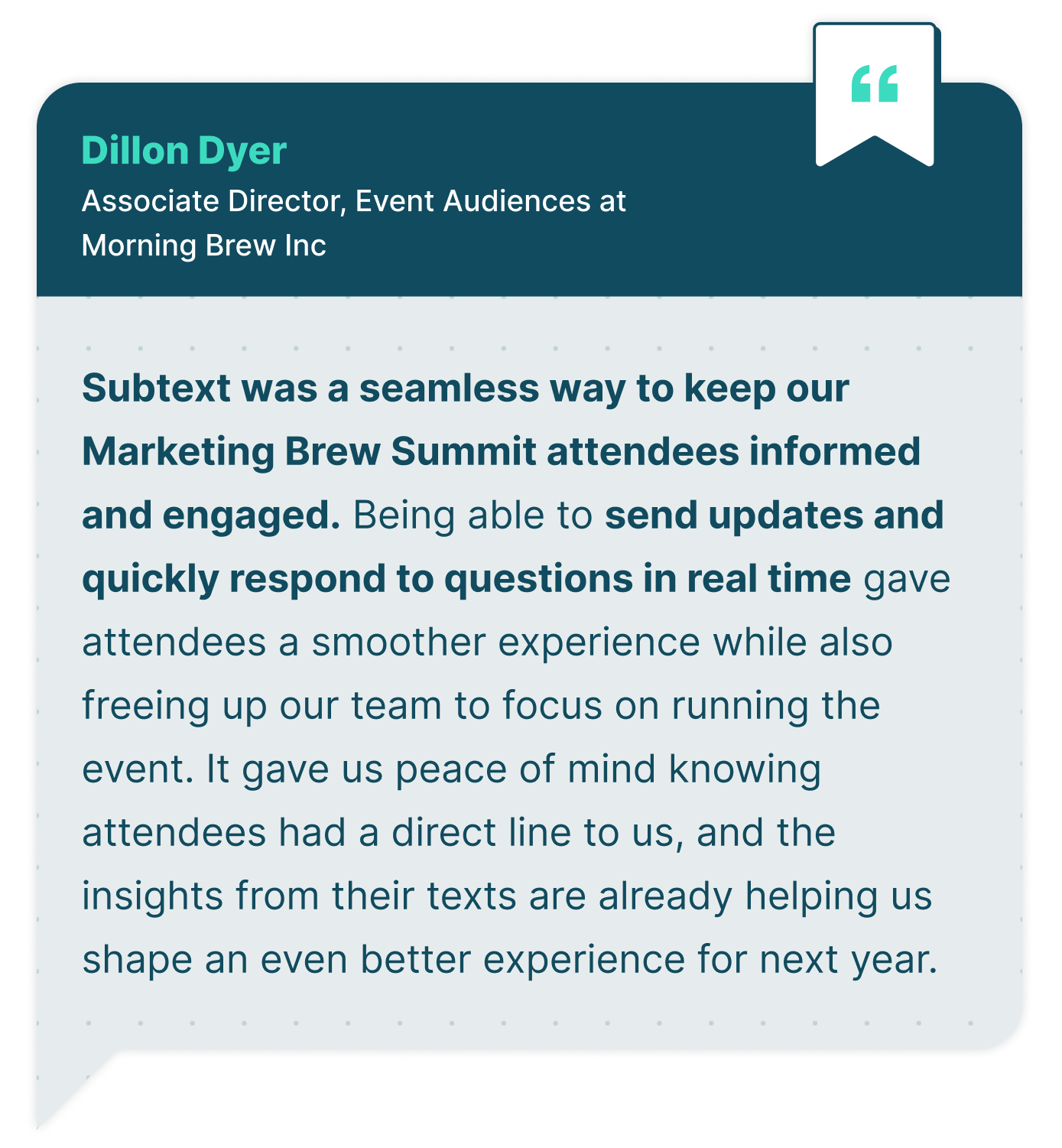 Morning Brew Quote Card QCb