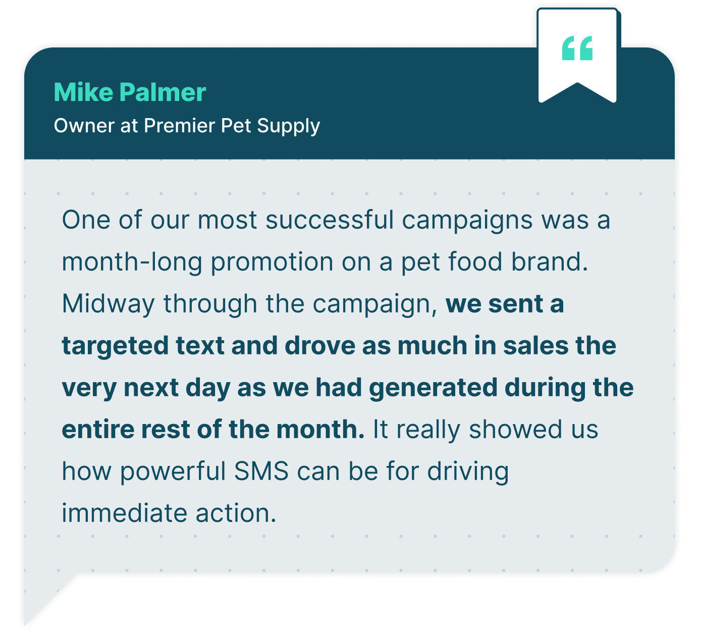 Premier Pet Supply Quote Card QC 3